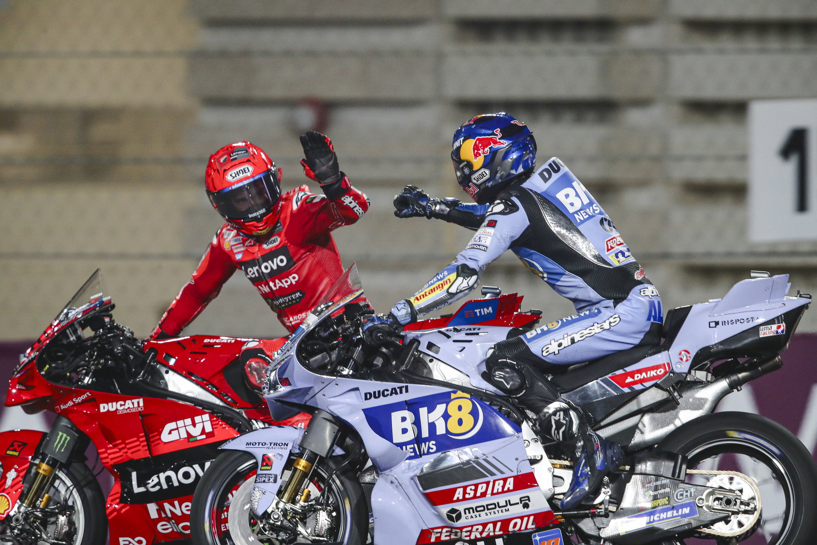 Marc Marquez, Ducati Corse, 2025 Qatar MotoGP