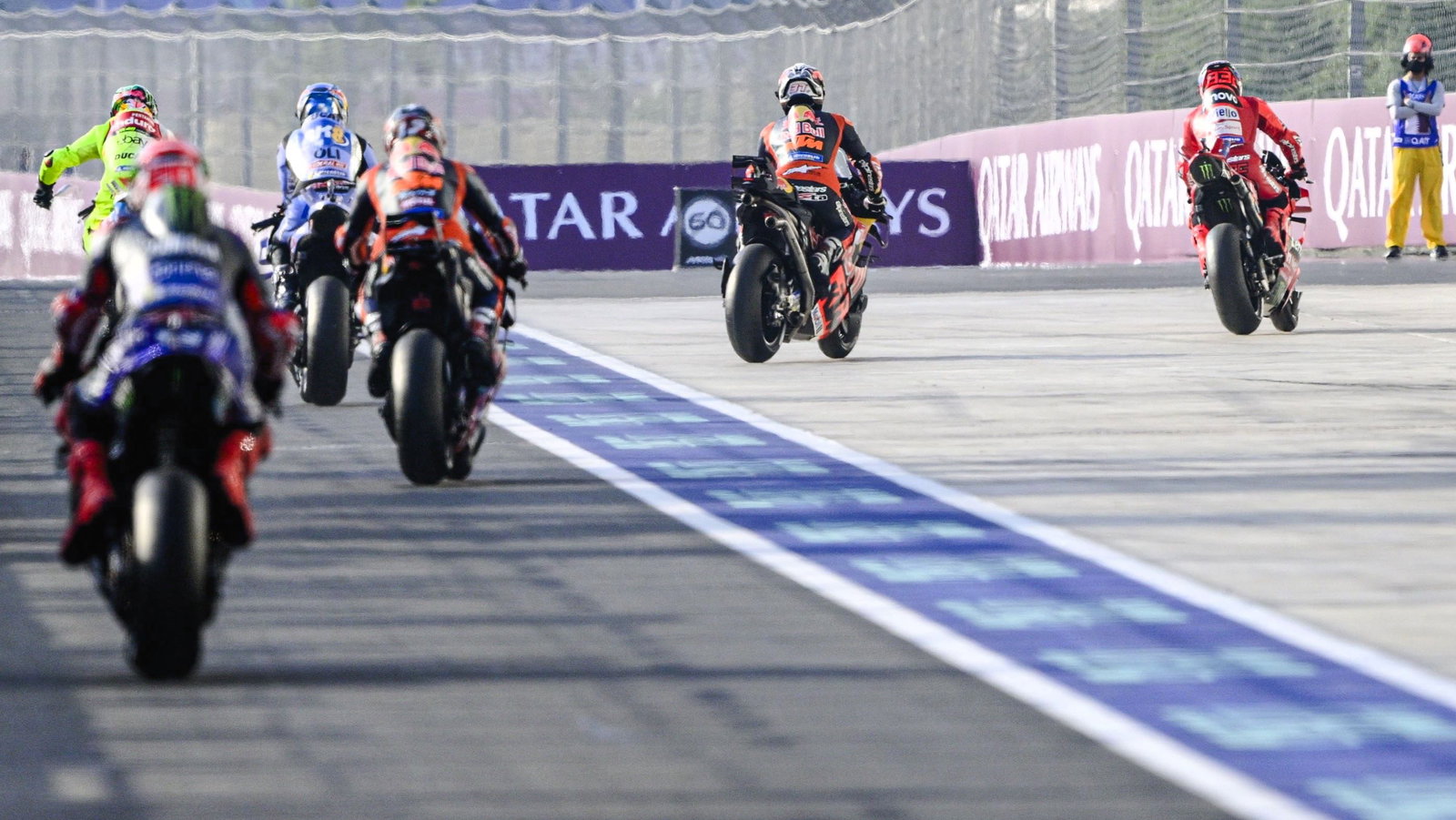 Marc Marquez, Qatar MotoGP warm-up