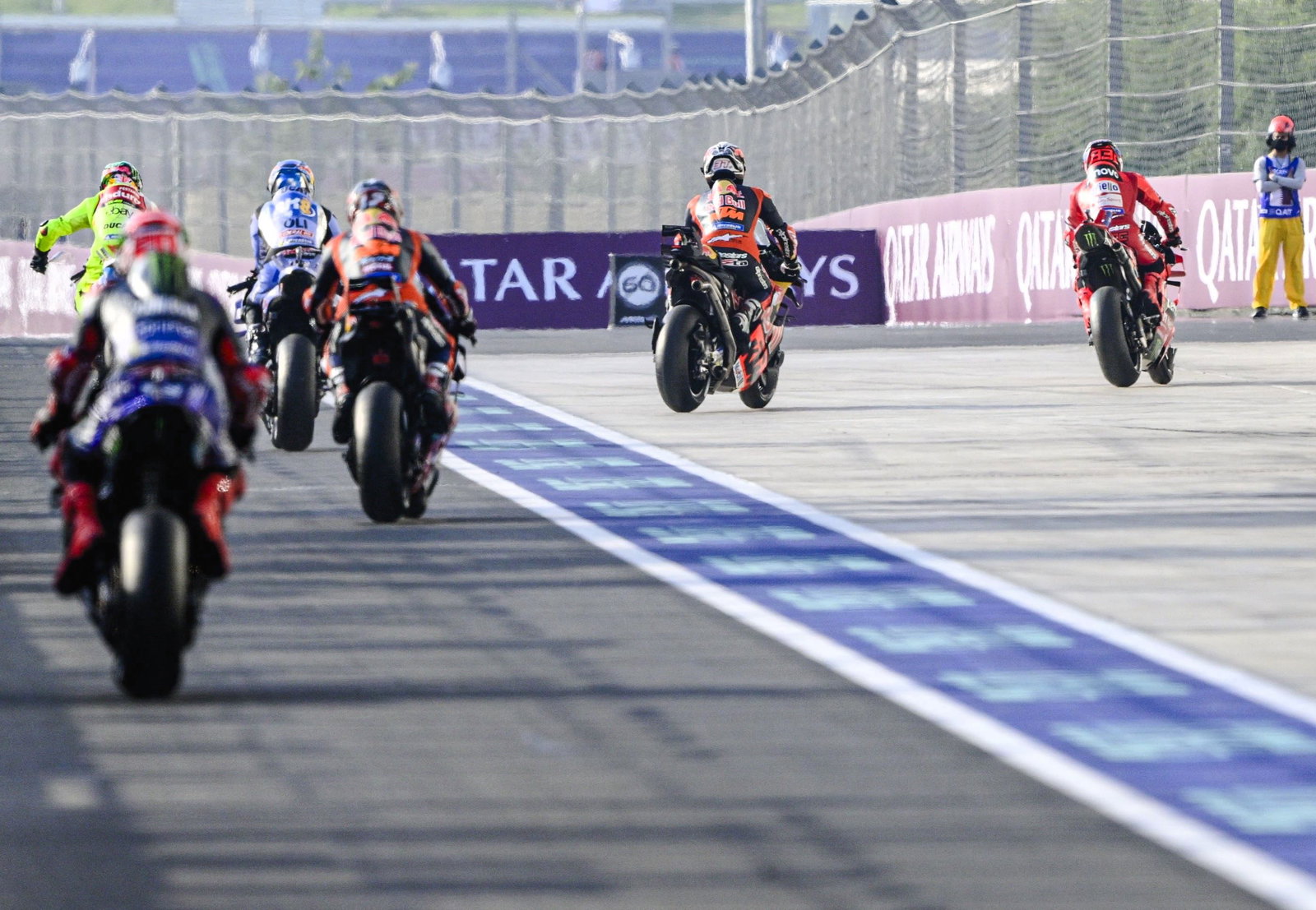 Marc Marquez, Qatar MotoGP warm-up