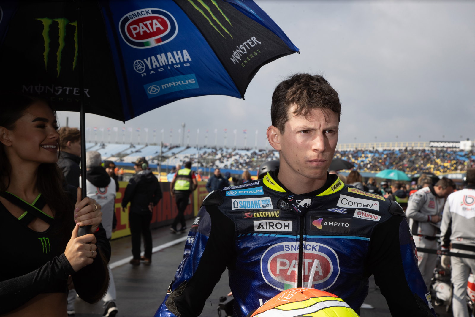 Andrea Locatelli, 2025 Dutch WorldSBK, grid. Credit: Gold and Goose.