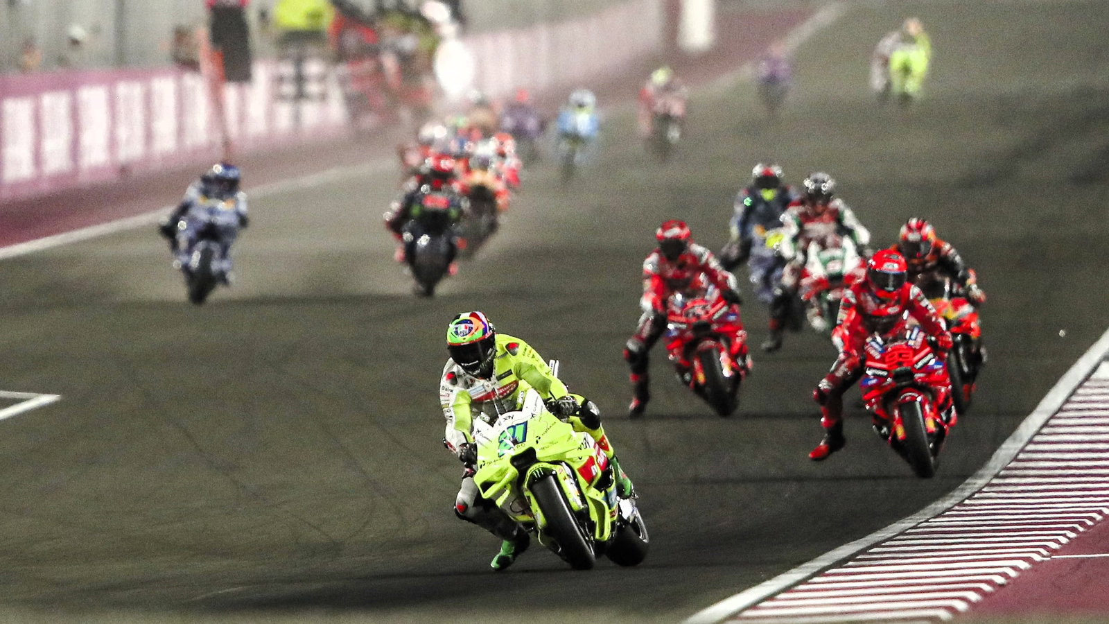 Franco Morbidelli leads 2025 Qatar MotoGP