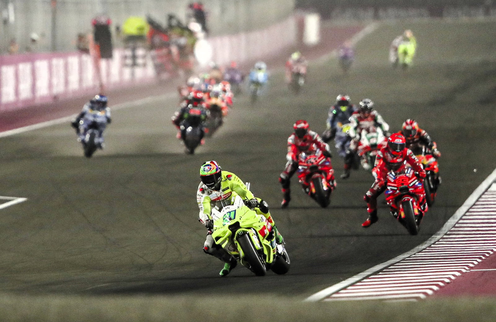 Franco Morbidelli leads 2025 Qatar MotoGP