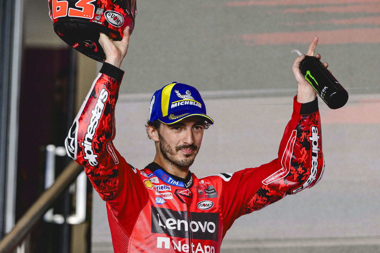 Pecco Bagnaia, Ducati Corse, 2025 Qatar MotoGP