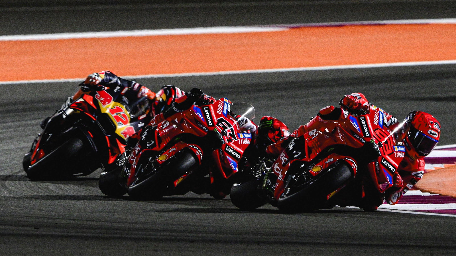 Marc Marquez, Bagnaia, Vinales, 2025 Qatar MotoGP