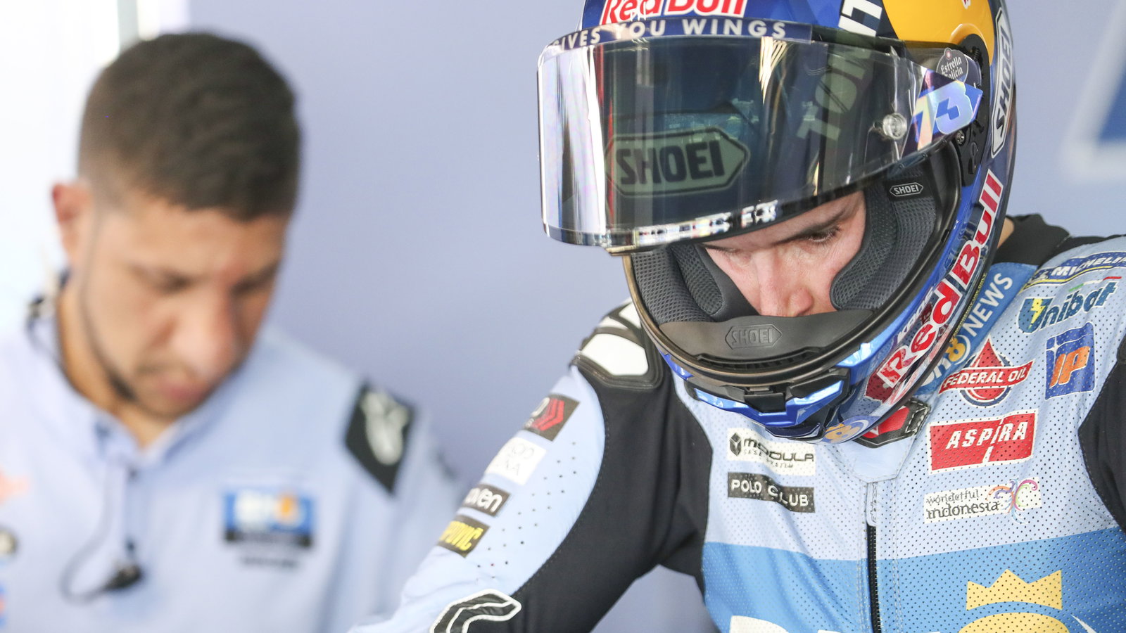 Alex Marquez, 2025 MotoGP Spanish Grand Prix, pit box. Credit: Gold and Goose.