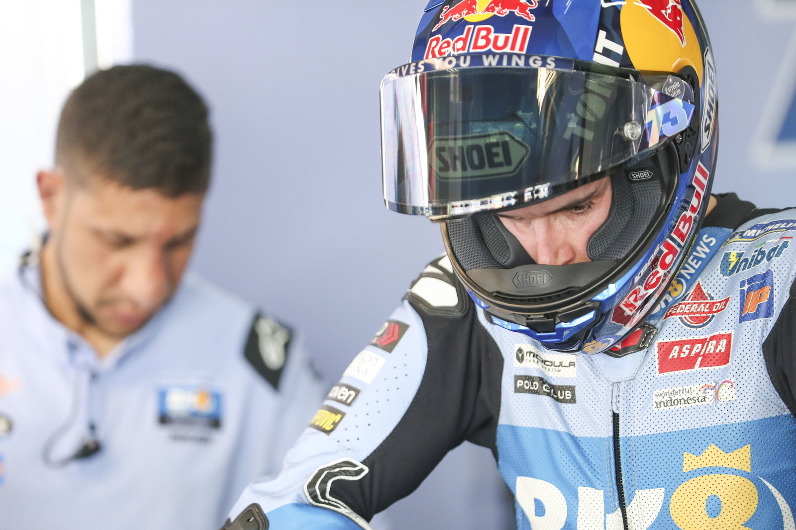 Alex Marquez, 2025 MotoGP Spanish Grand Prix, pit box. Credit: Gold and Goose.