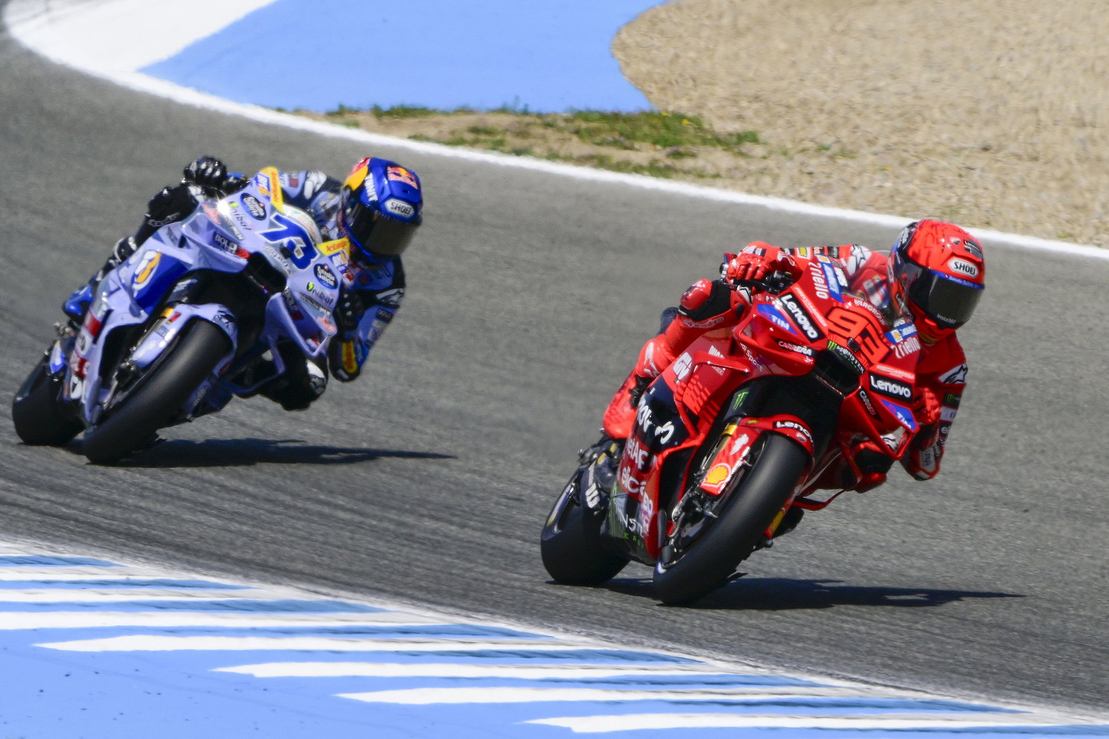 Marc Marquez, Alex Marquez, 2025 MotoGP Spanish Grand Prix. Credit: Gold and Goose.