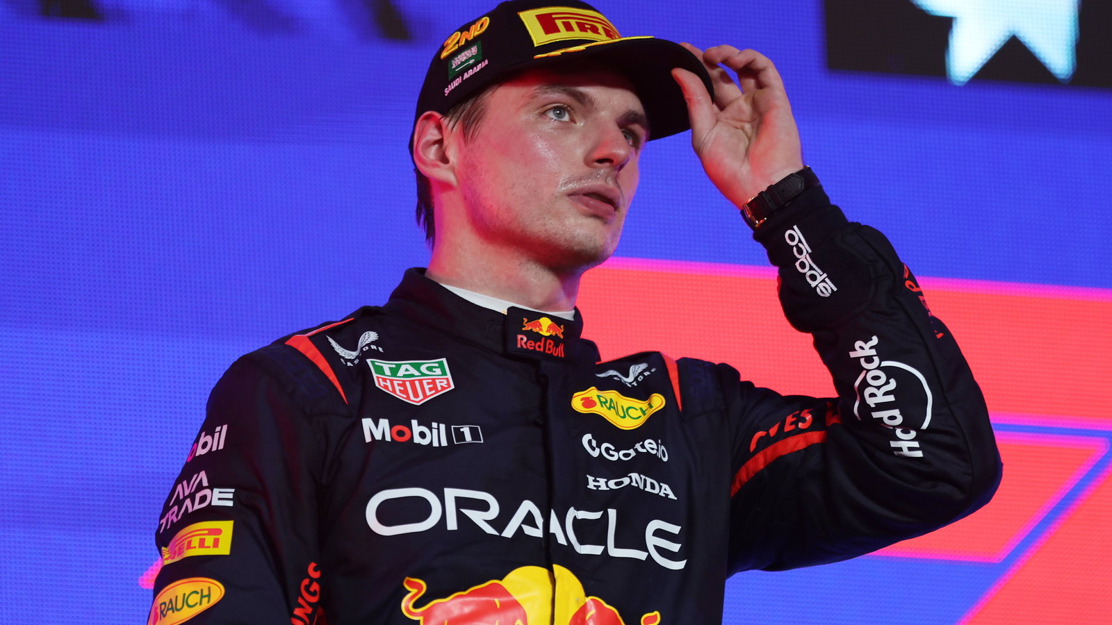 Max Verstappen was unhappy about his penalty