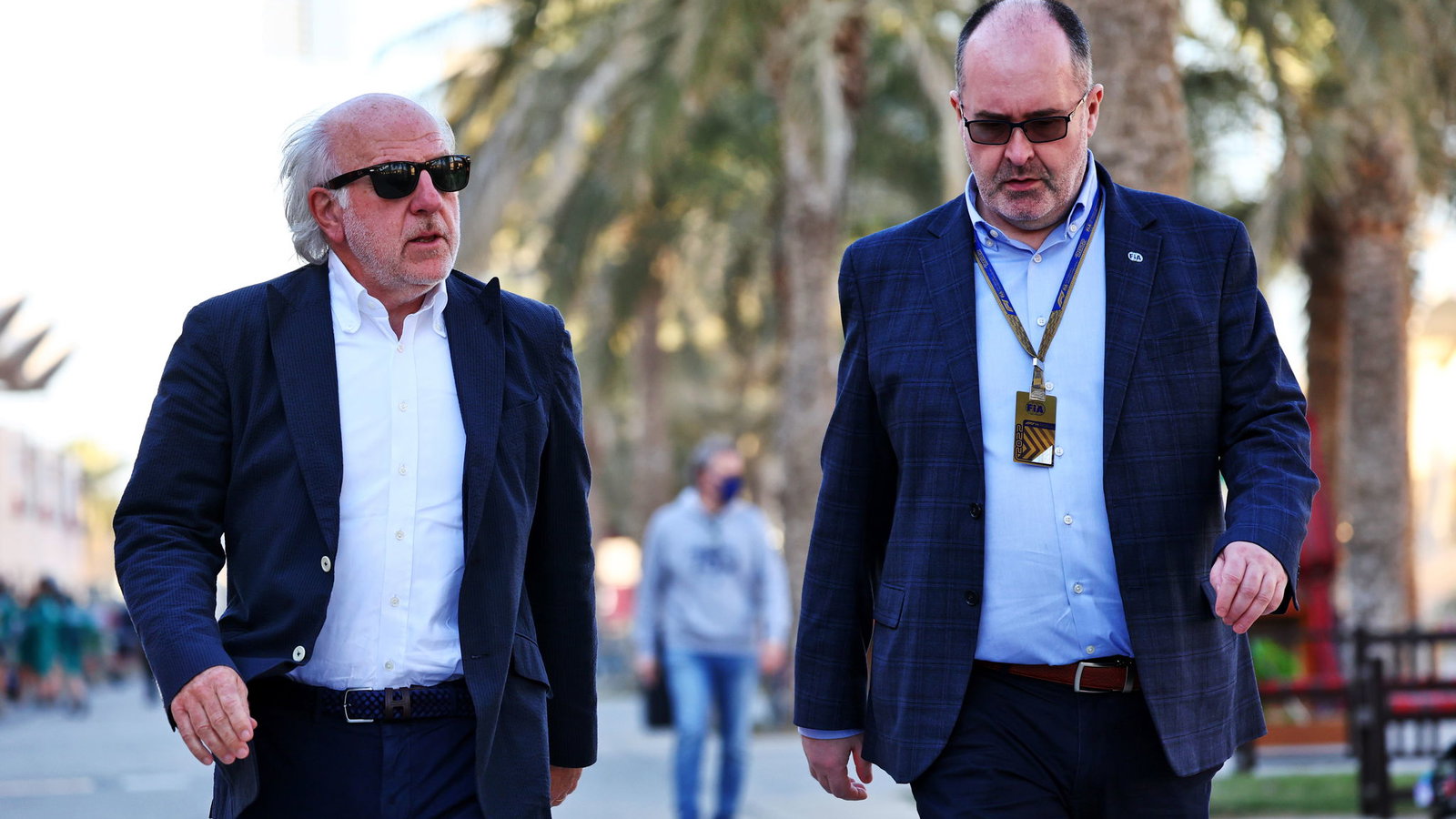 Motorsport UK chairman David Richards and Robert Reid