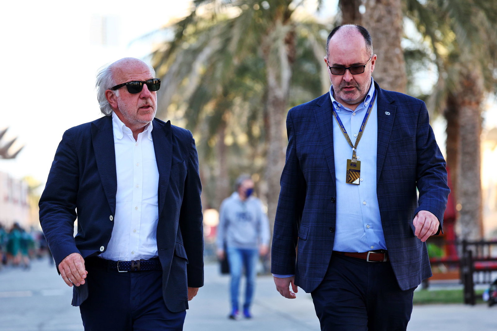 Motorsport UK chairman David Richards and Robert Reid