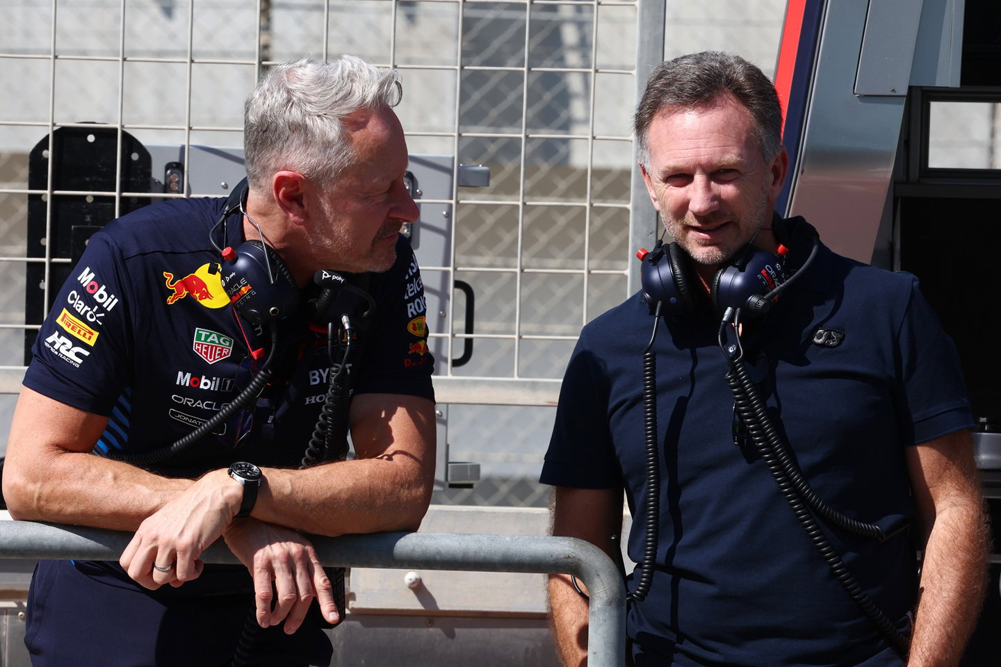 Jonathan Wheatley and Christian Horner