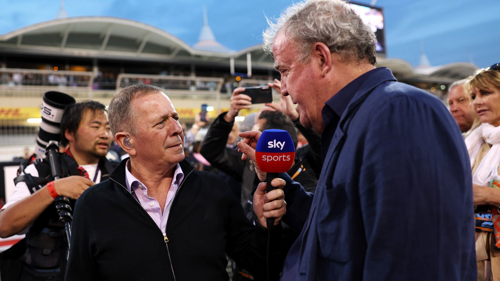 Martin Brundle and Jeremy Clarkson