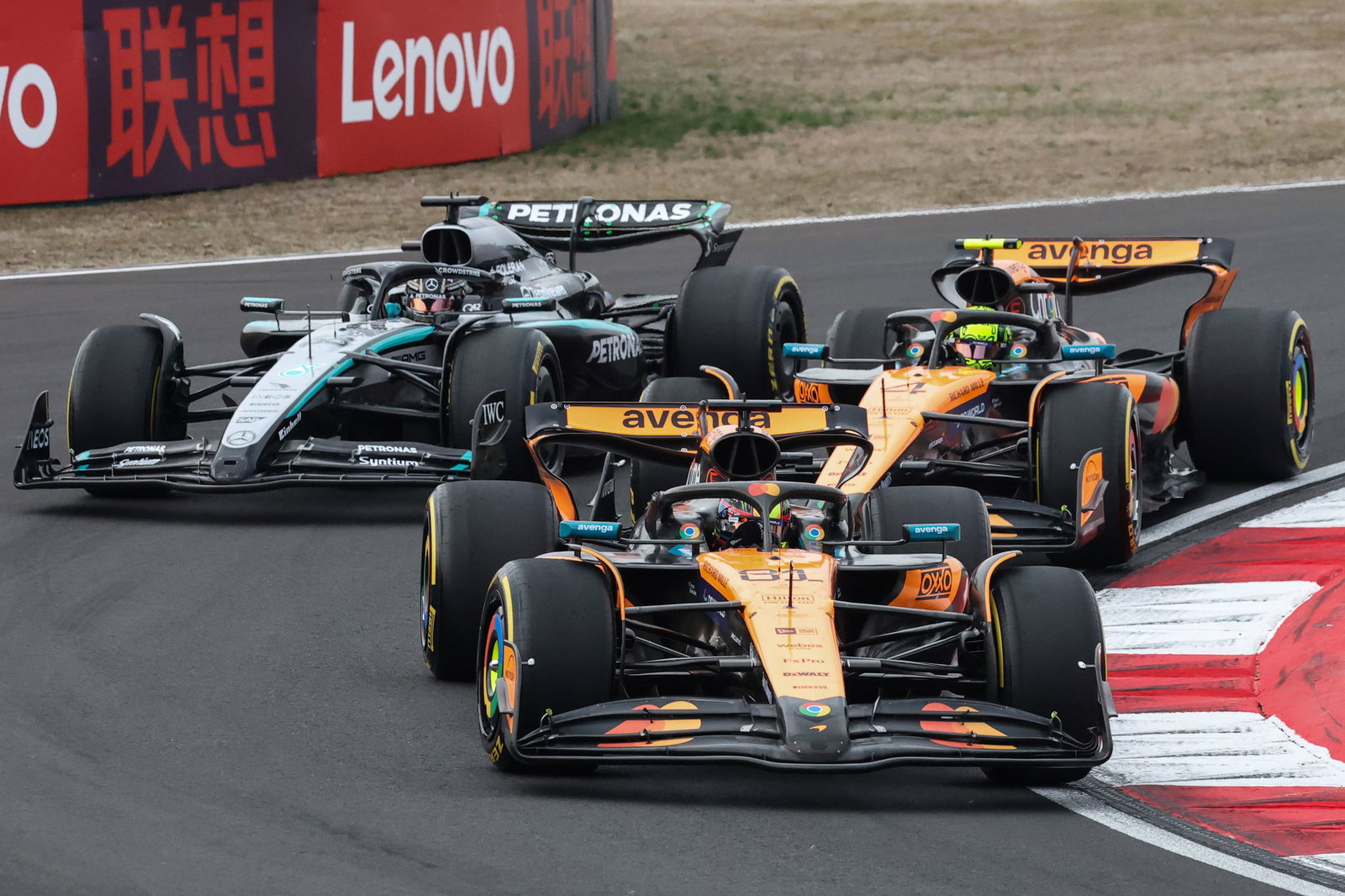 Norris battled brake issues in China 