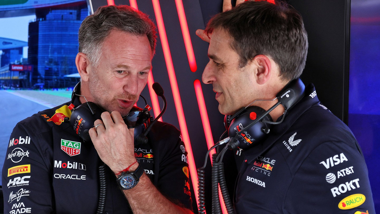 Christian Horner and Pierre Wache