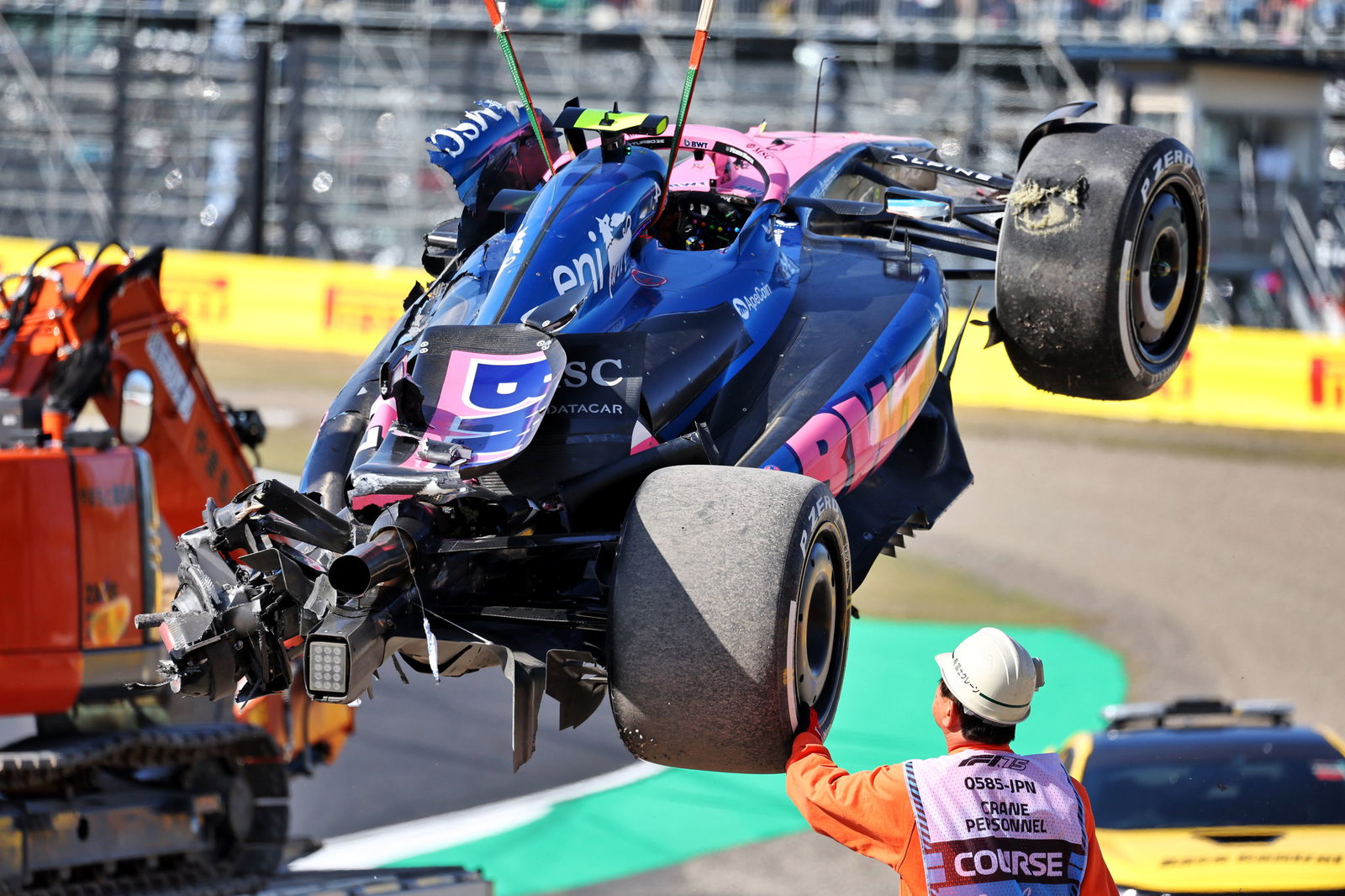 Doohan's wrecked Alpine after 185mph smash 