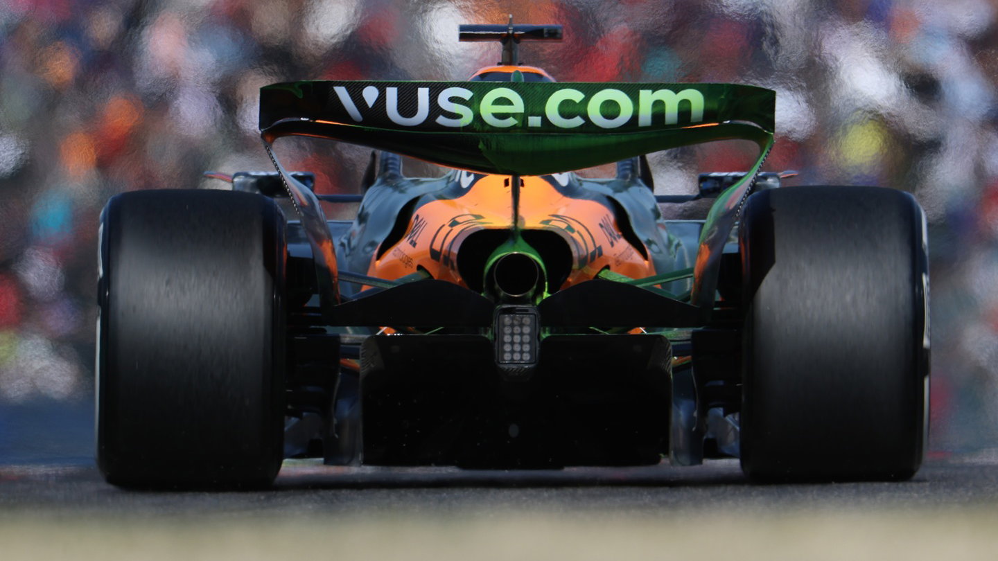 McLaren rear wing