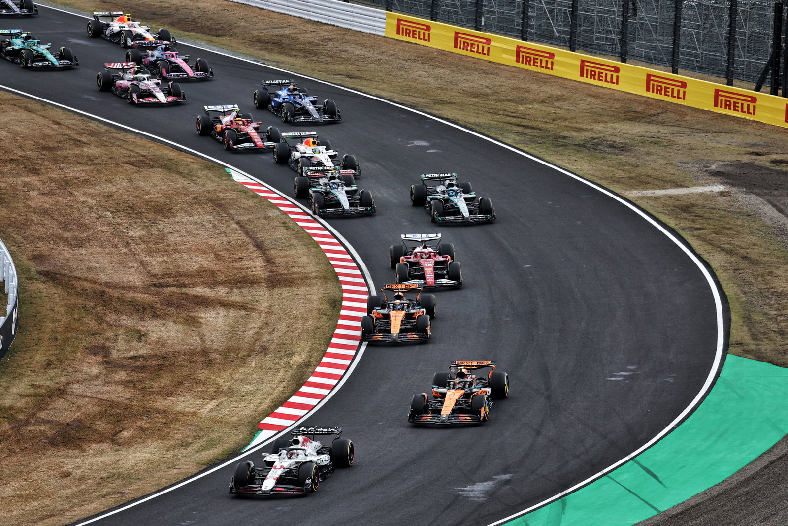 Start of the 2025 F1 Japanese Grand Prix