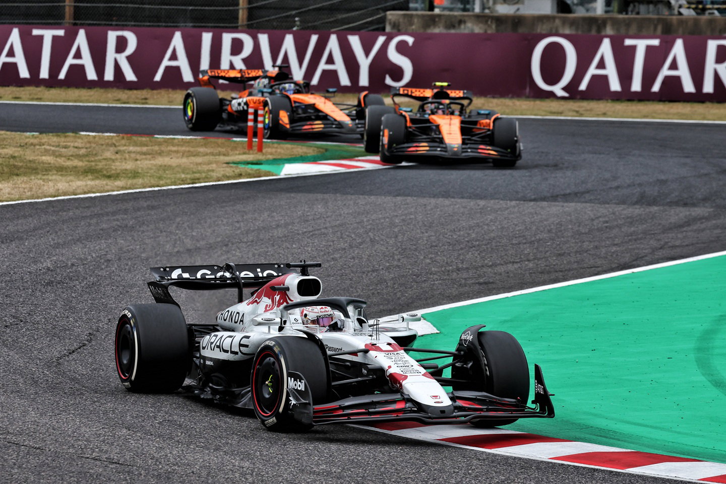 Max Verstappen leads