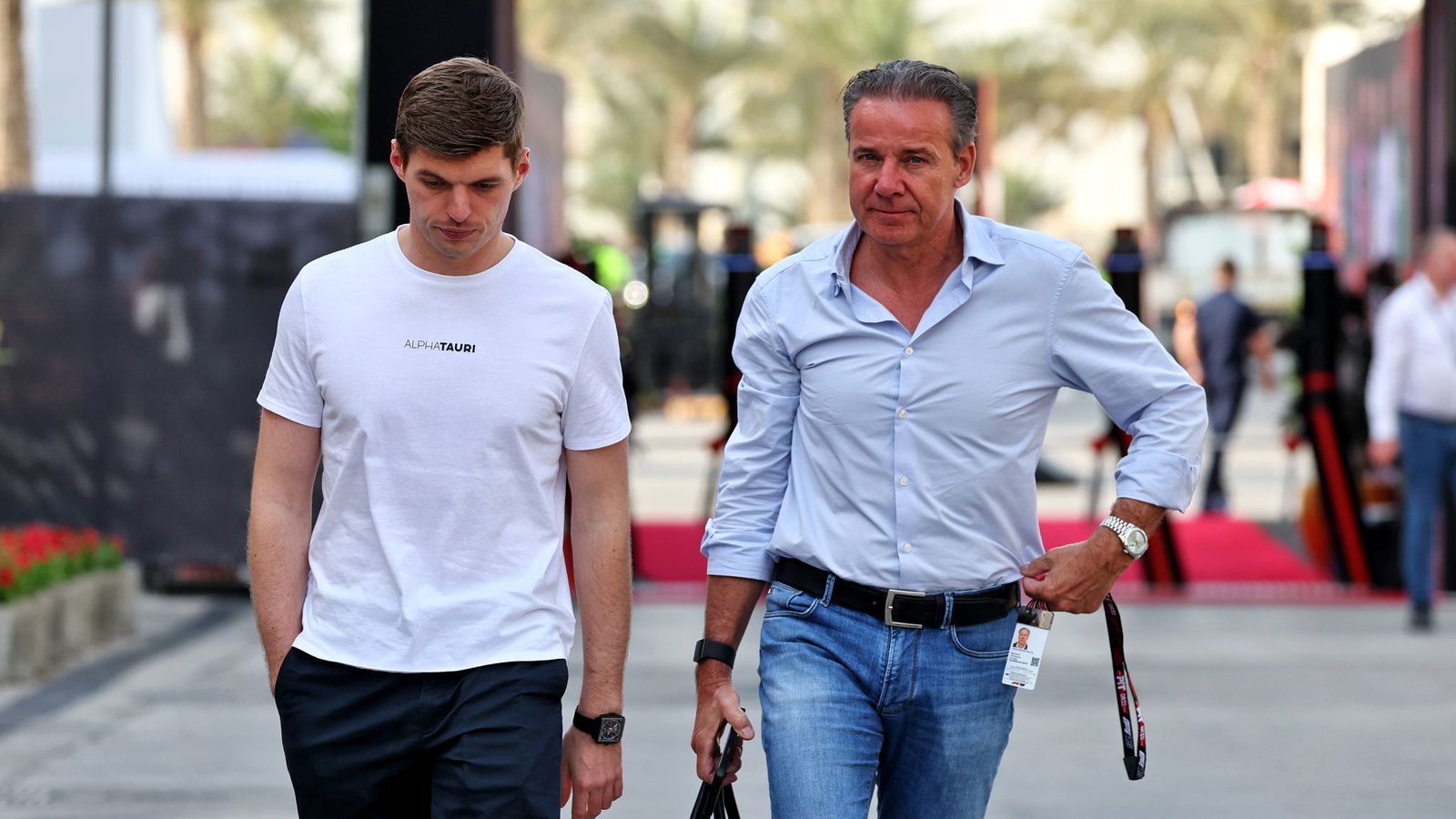 Max Verstappen and Raymond Vermeulen