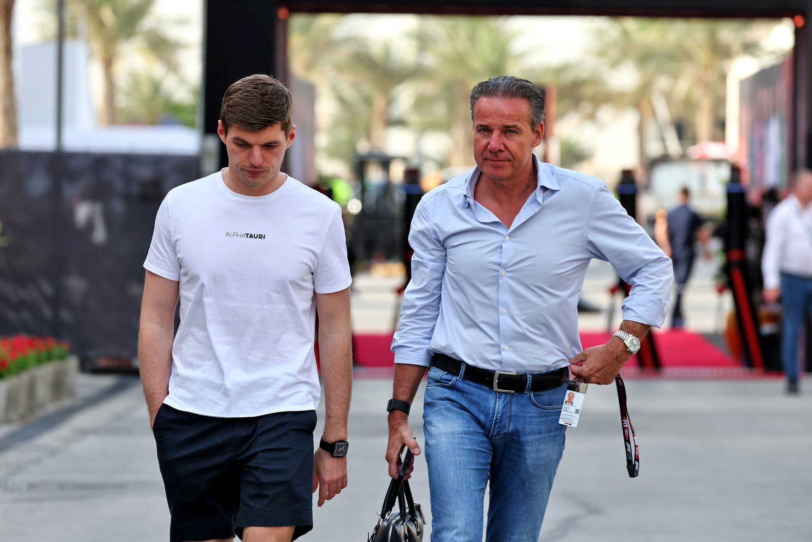 Max Verstappen and Raymond Vermeulen