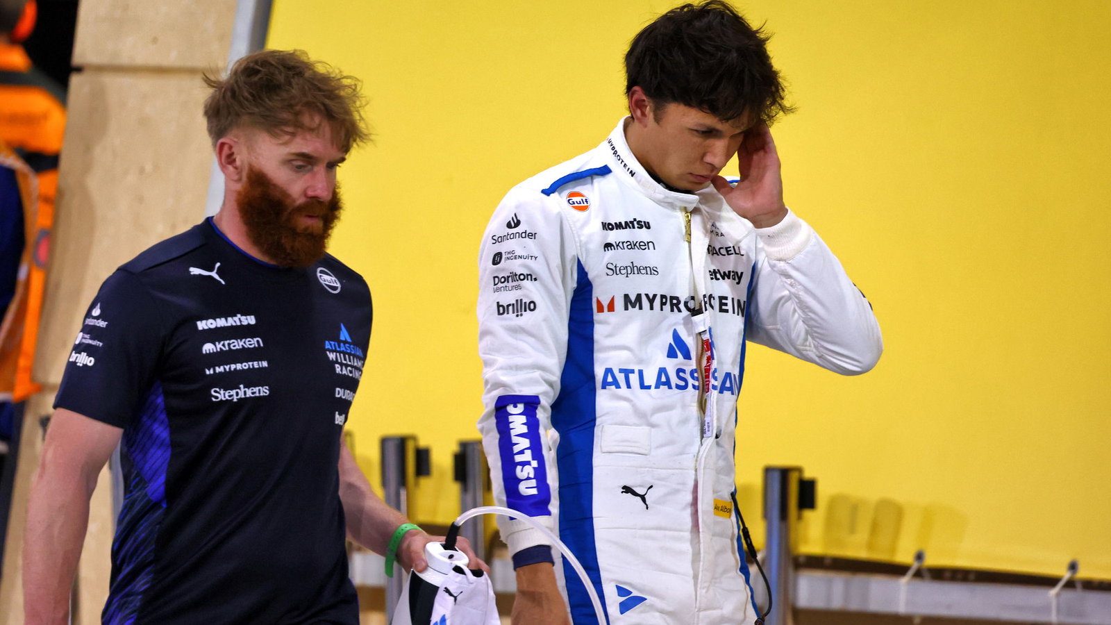 Alex Albon was dumped out in Q1