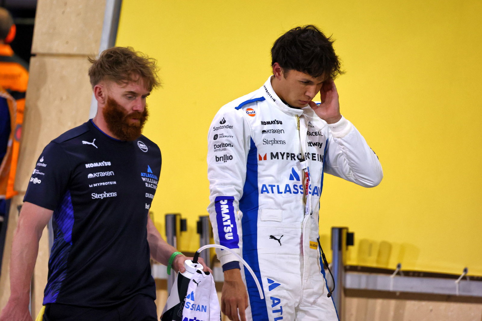 Alex Albon was dumped out in Q1