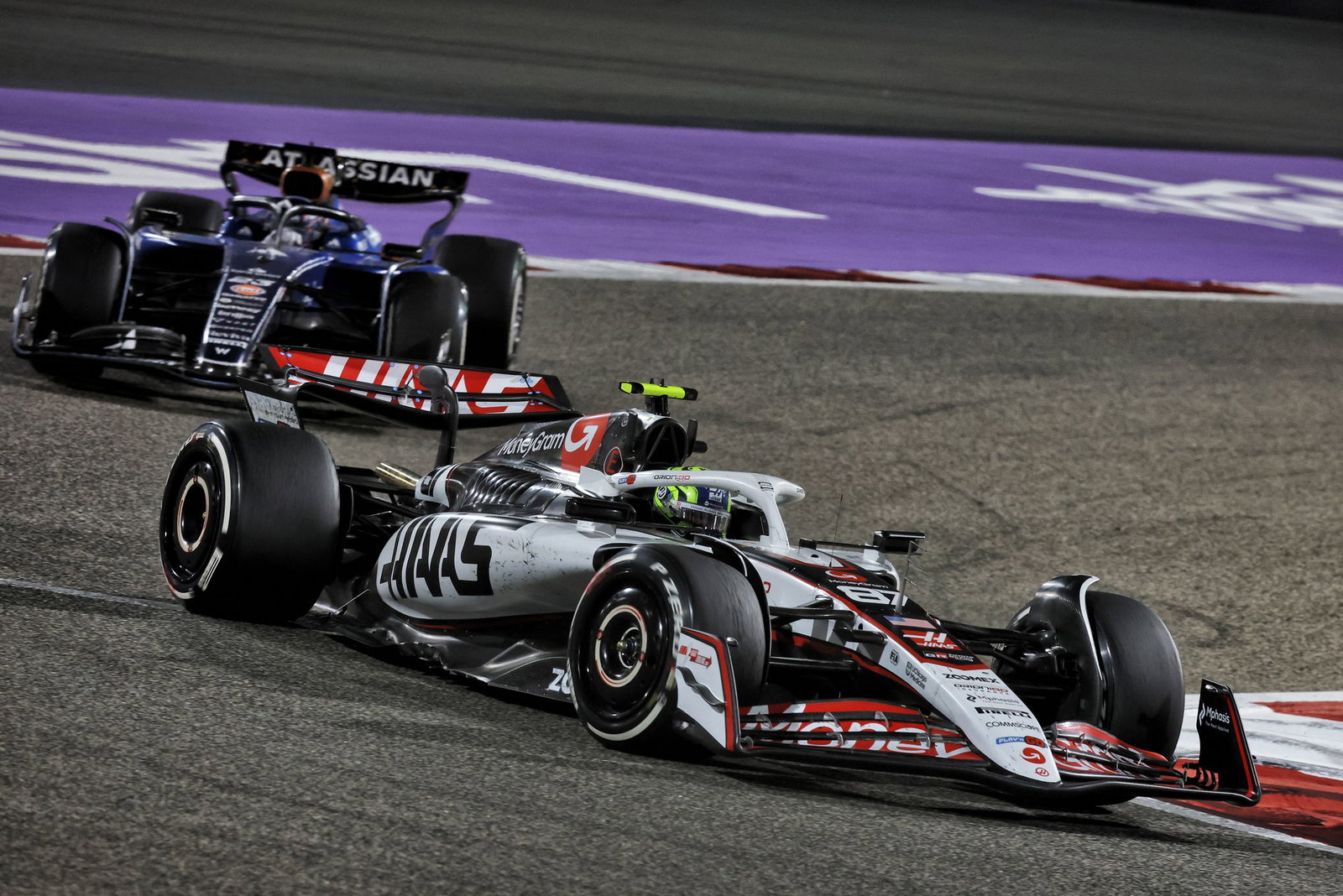 Bearman kept Albon behind him in Bahrain