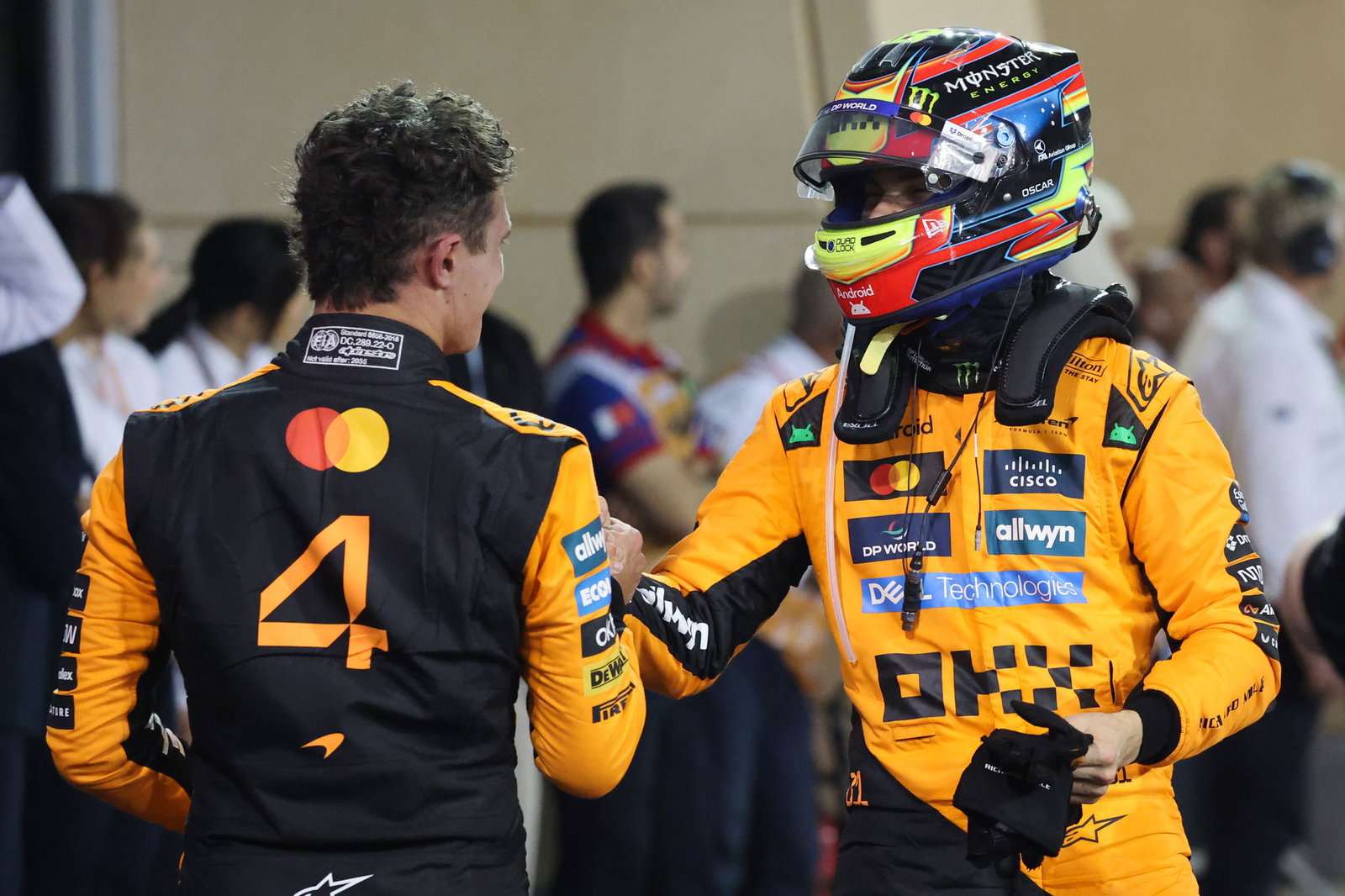 Piastri closed the gap on Norris in Bahrain