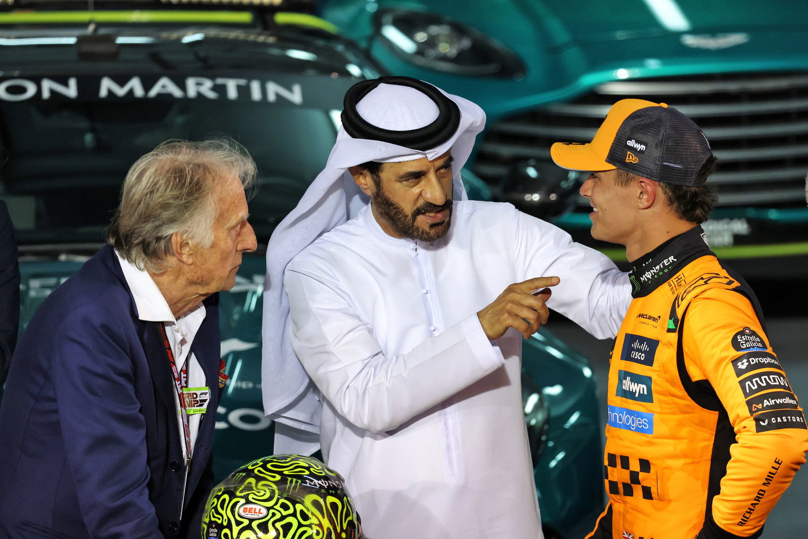 Ben Sulayem and McLaren's Lando Norris