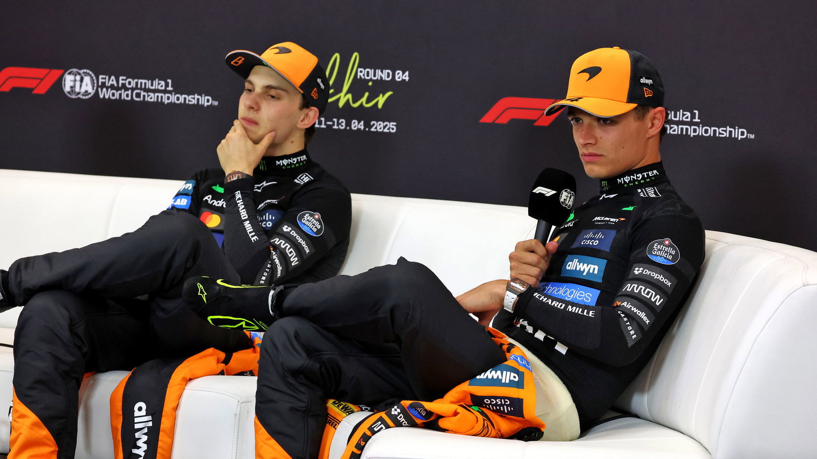 Oscar Piastri and Lando Norris