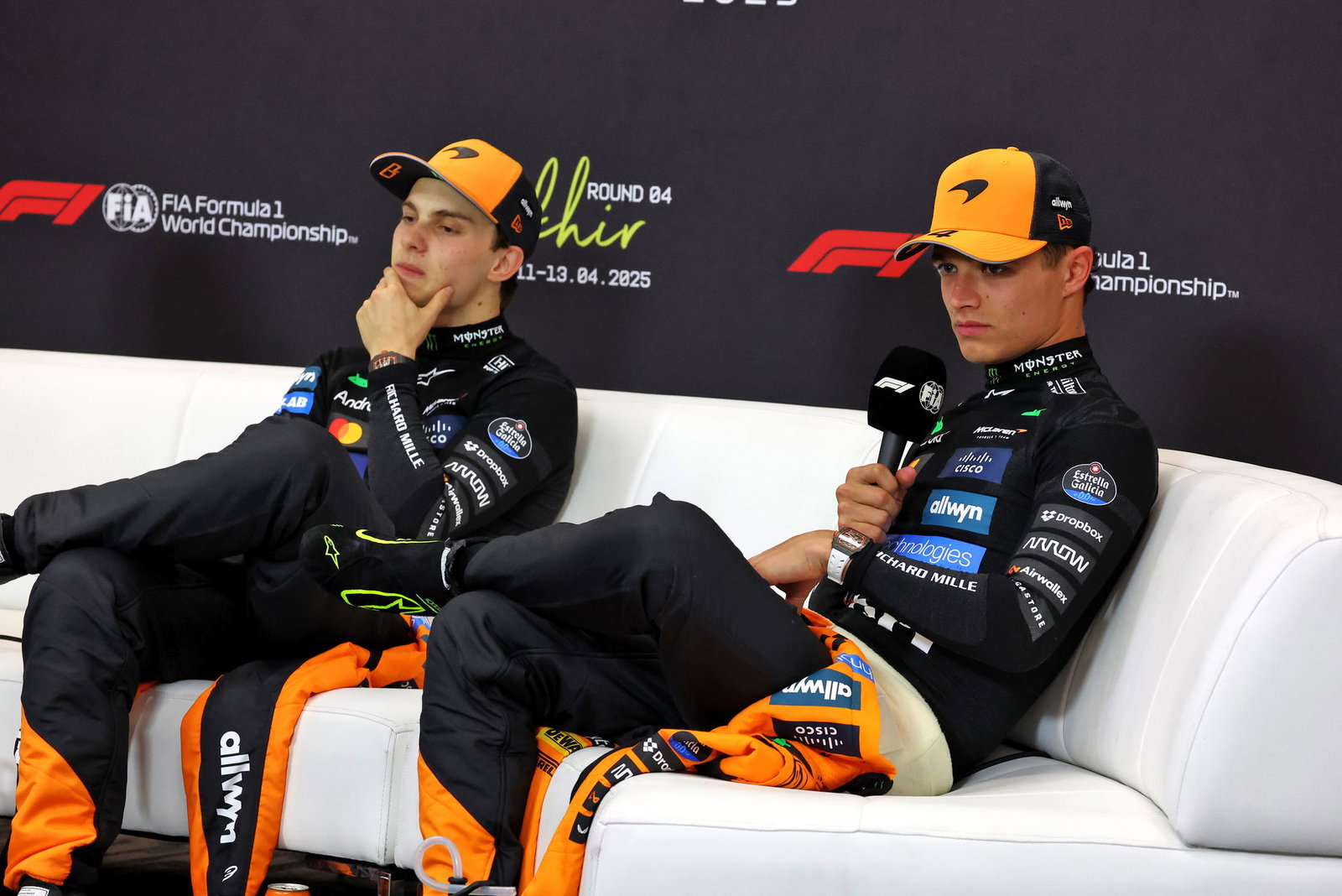 Oscar Piastri and Lando Norris