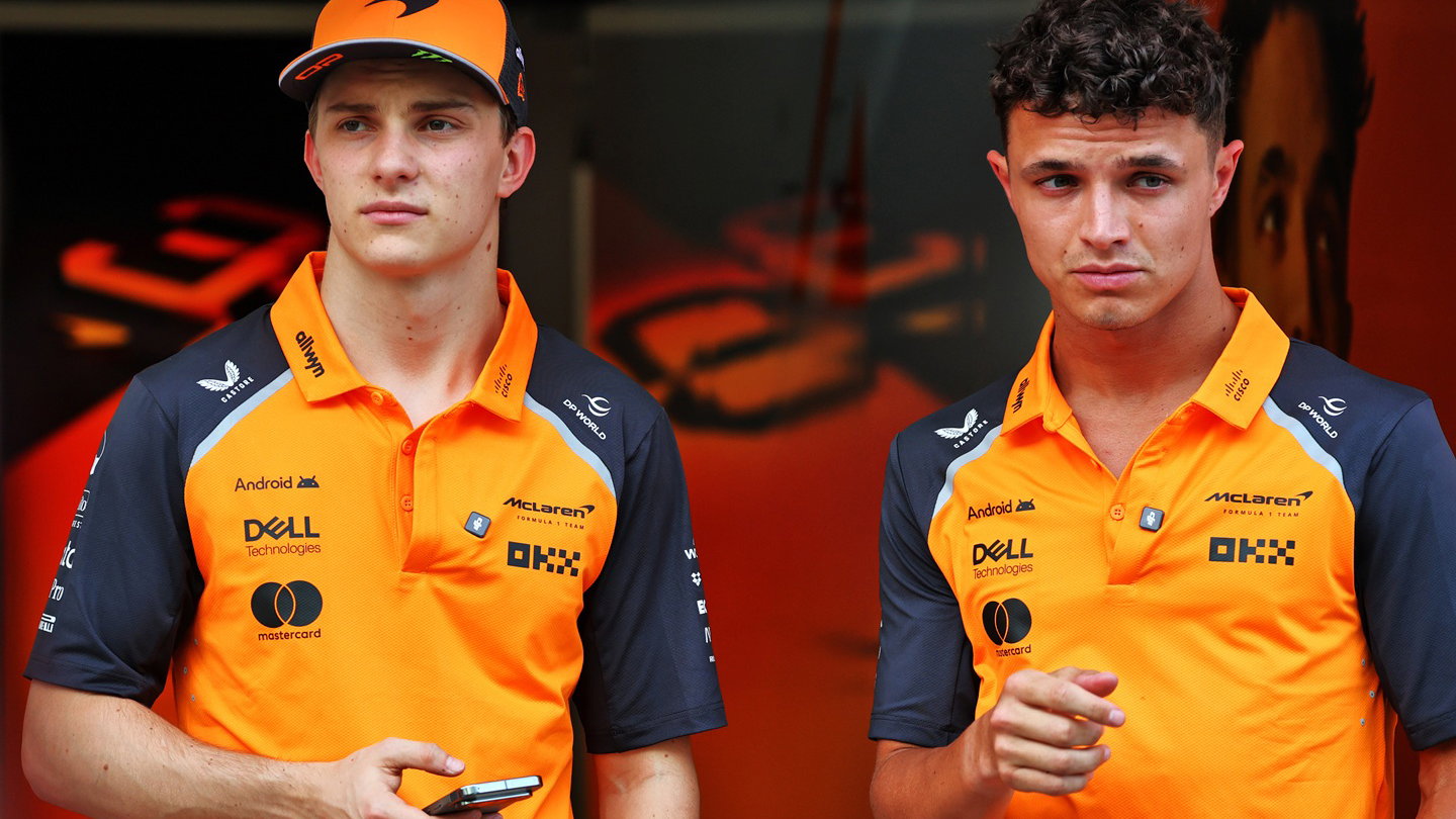 Lando Norris and Oscar Piastri