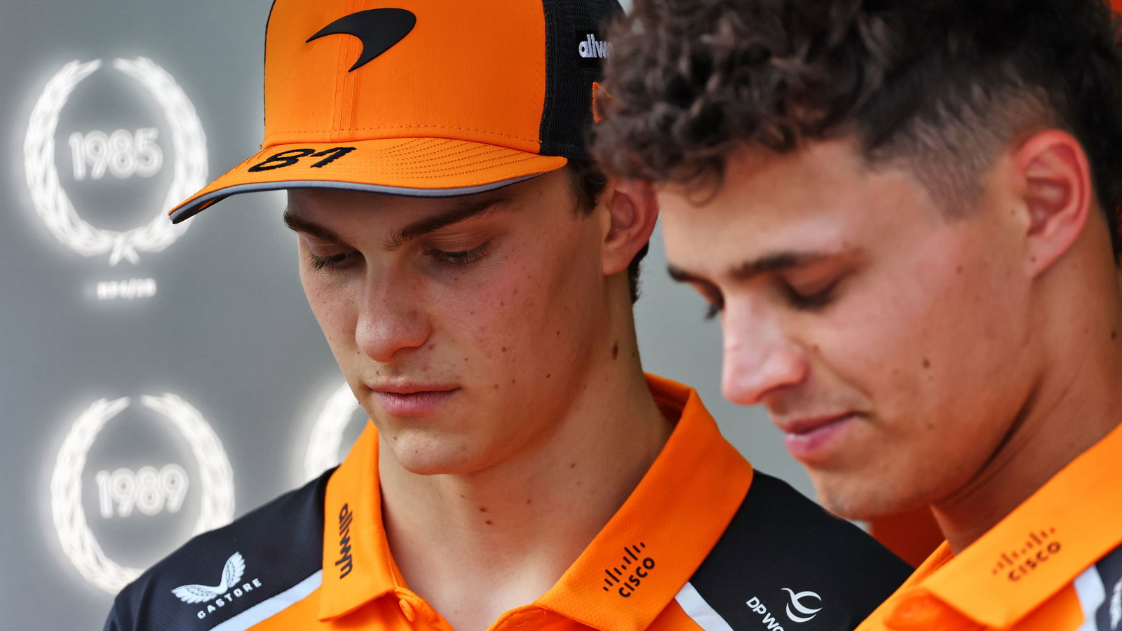 Lando Norris and Oscar Piastri