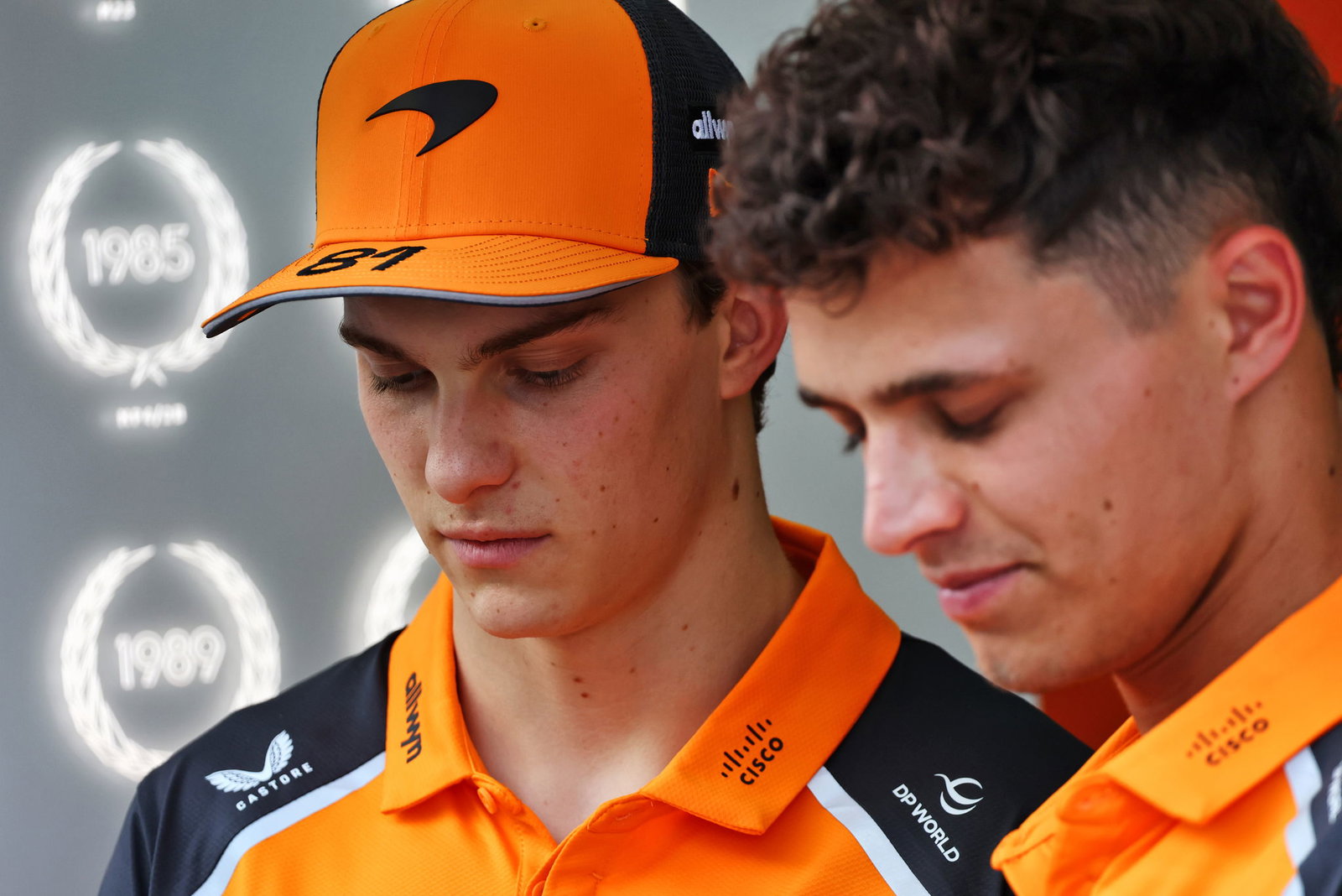 Lando Norris and Oscar Piastri