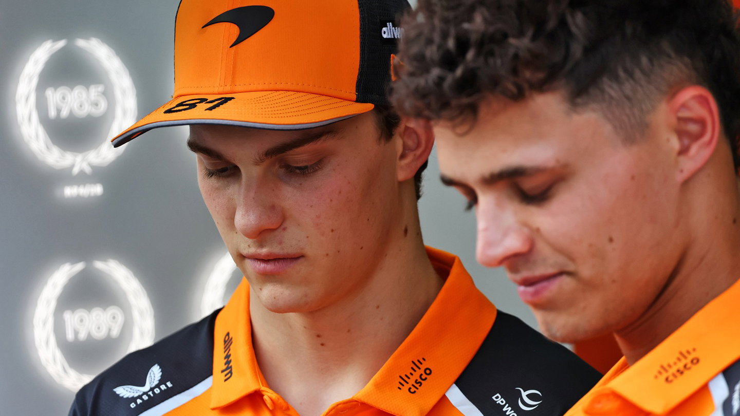 Lando Norris and Oscar Piastri