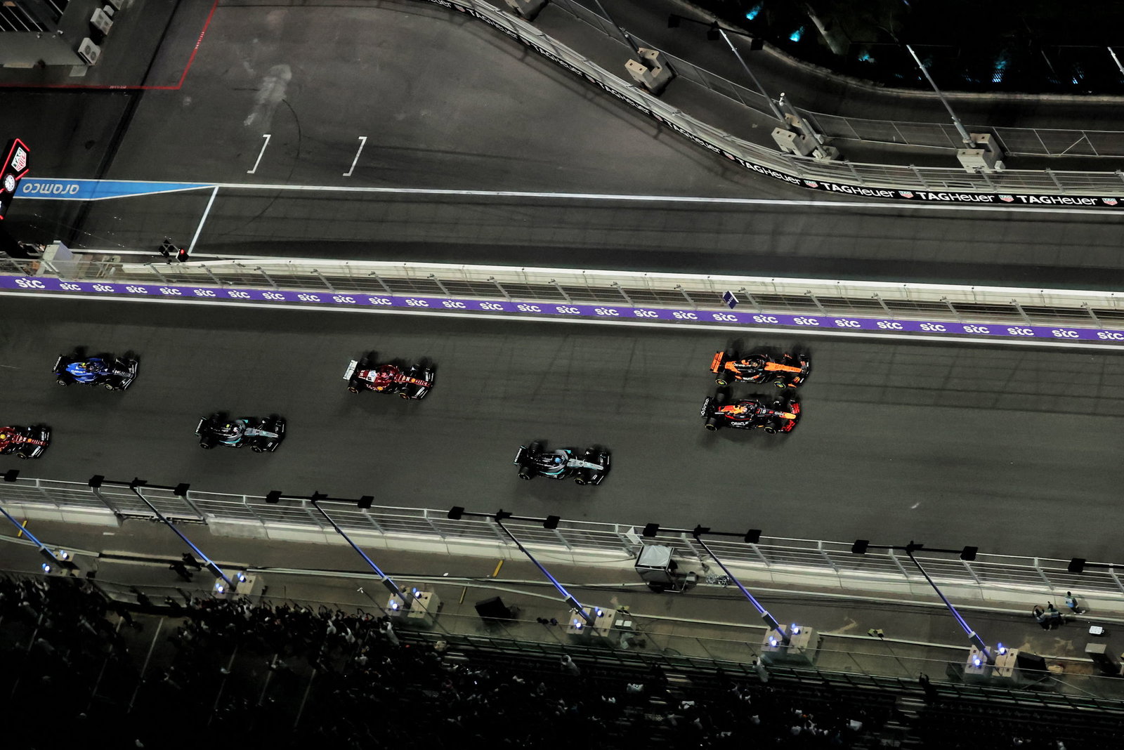 The start of the 2025 Saudi Arabian Grand Prix 