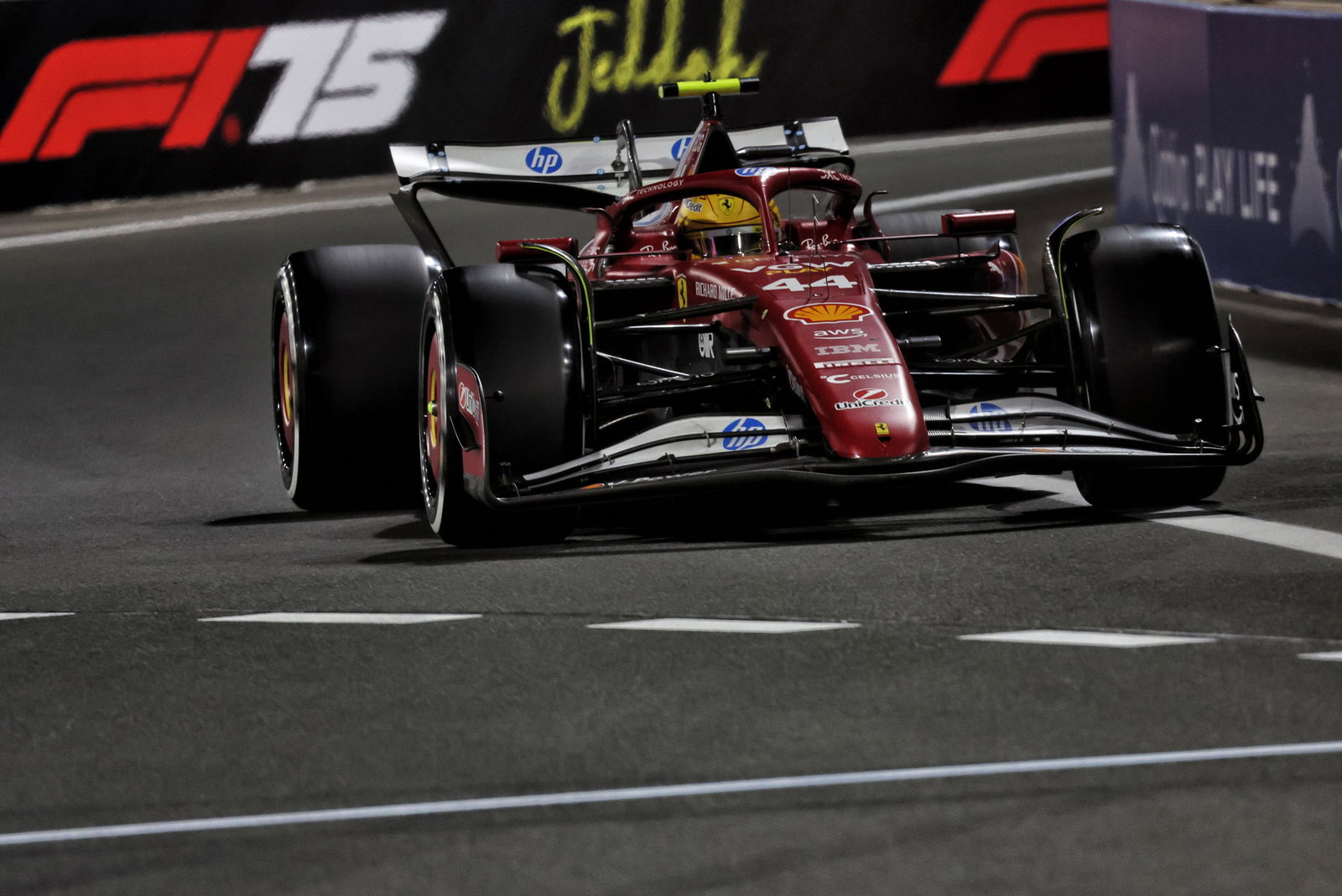 Lewis Hamilton qualified and finished P7 in Jeddah