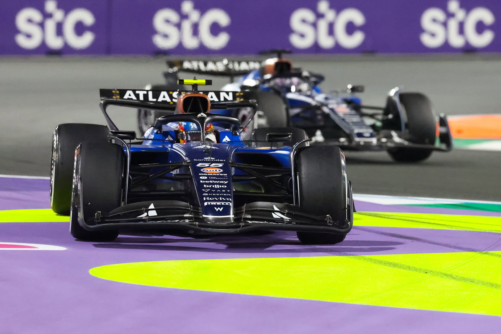 Williams scored points with both cars