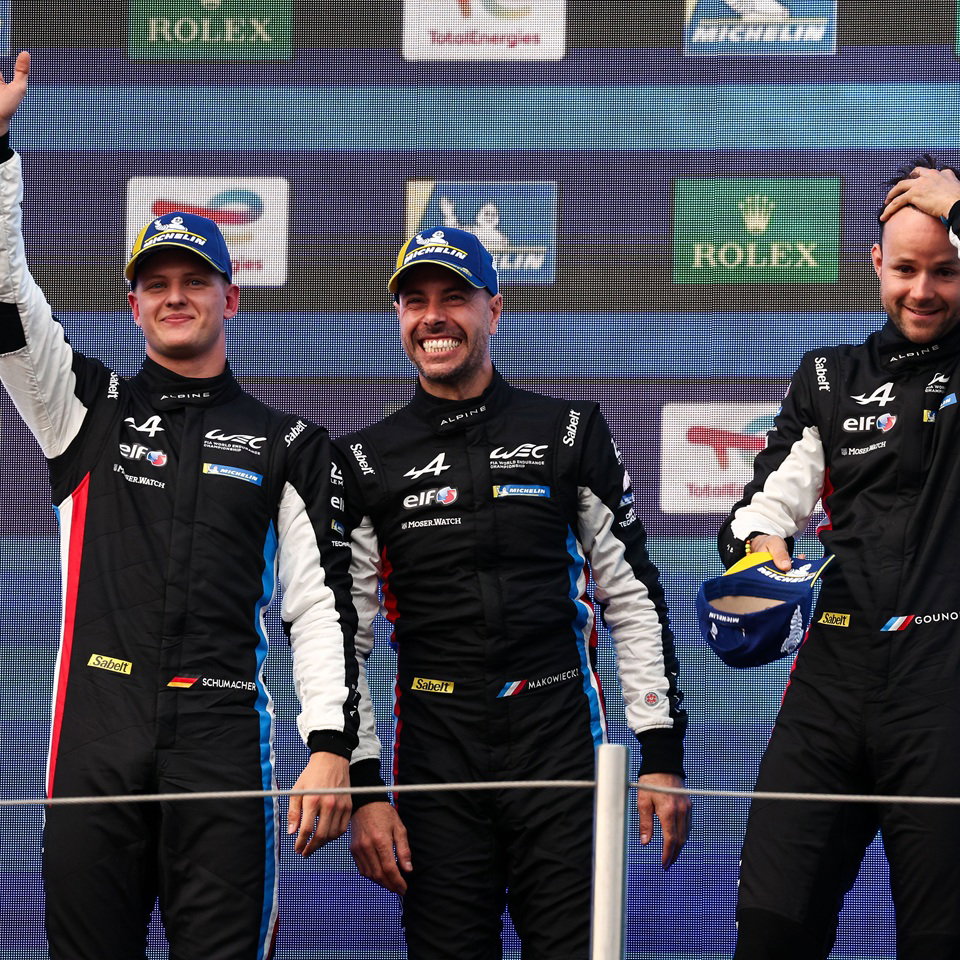 Mick Schumacher, Jules Gounon and Frederic Makowiecki