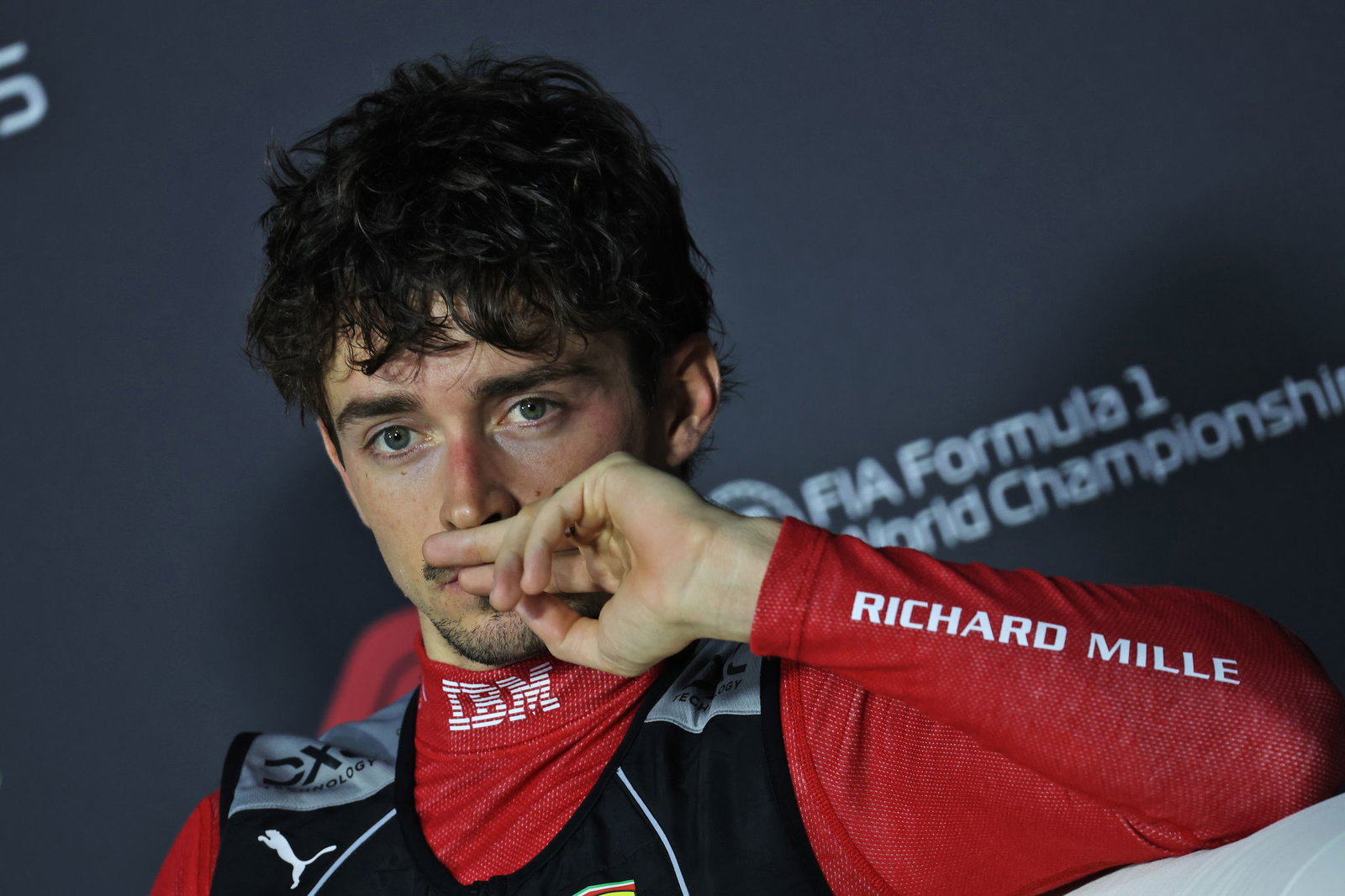 Charles Leclerc took Ferrari's first podium of 2025 in Jeddah