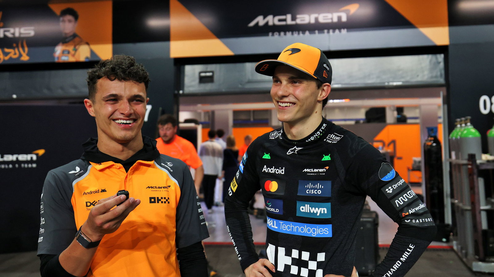 Lando Norris and Oscar Piastri 