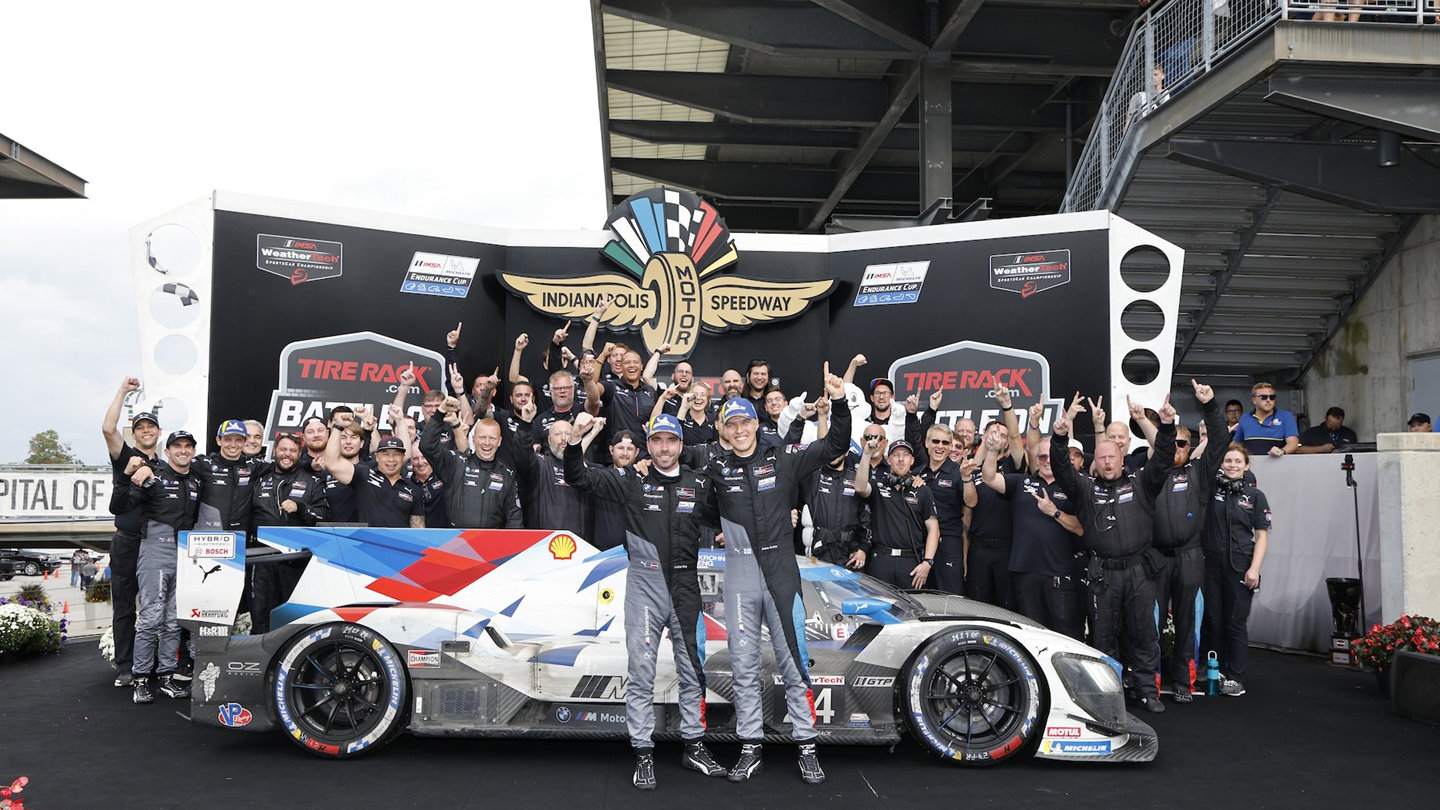 BMW celebrates Indianapolis win