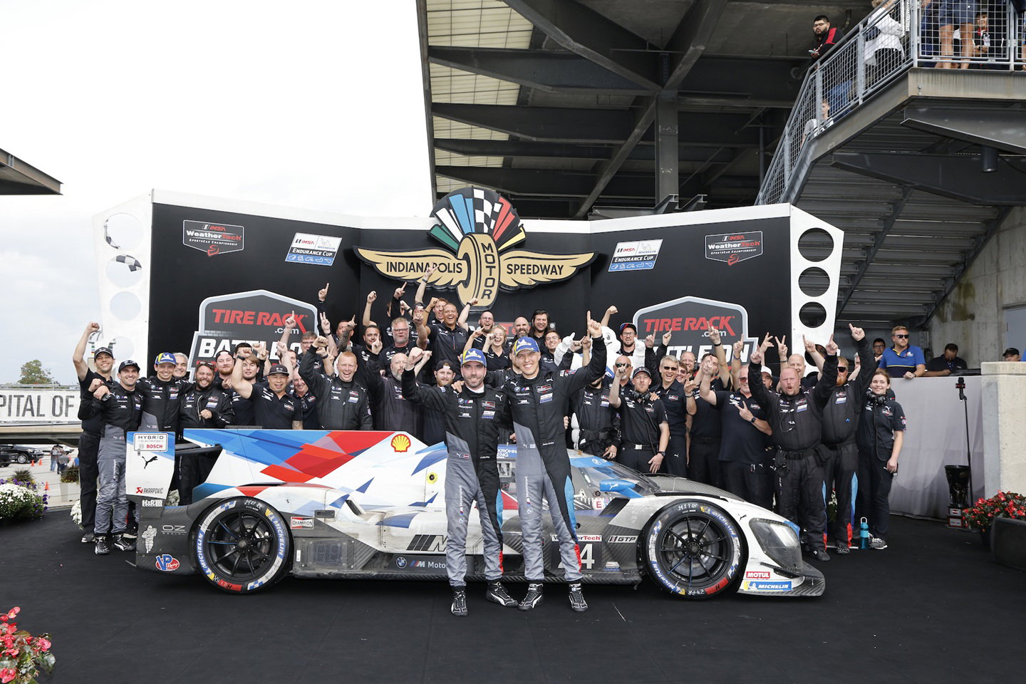 BMW celebrates Indianapolis win