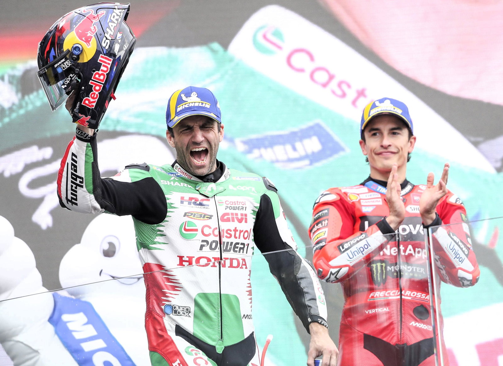 Johann Zarco, Marc Marquez, 2025 French MotoGP