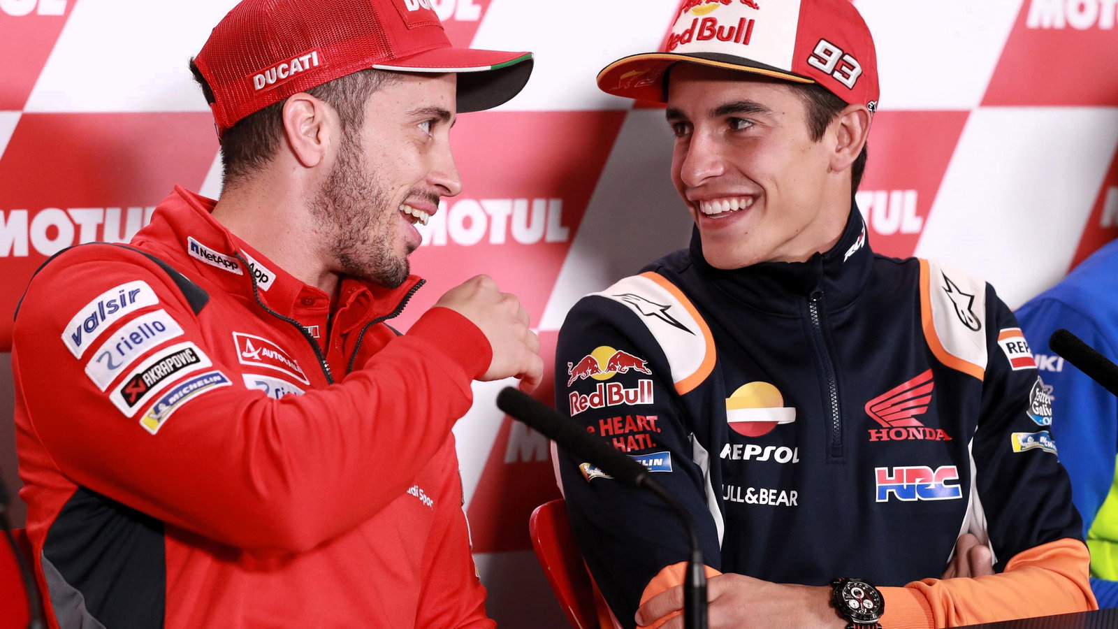 Andrea Dovizioso, Marc Marquez