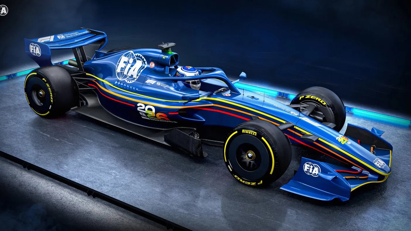 The FIA's F1 2026 car concept render