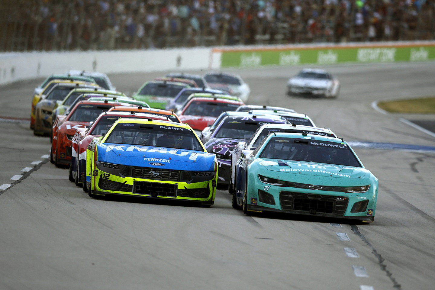 Ryan Blaney and Michael McDowell