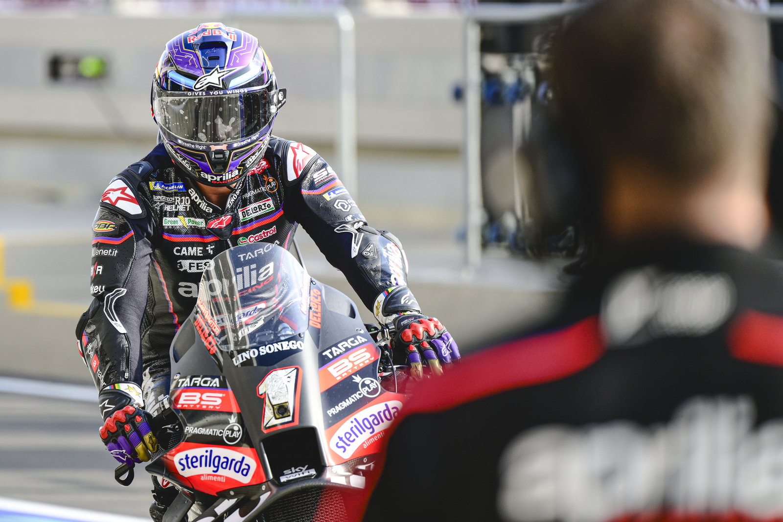 Jorge Martin, 2025 MotoGP Qatar Grand Prix. Credit: Gold and Goose.