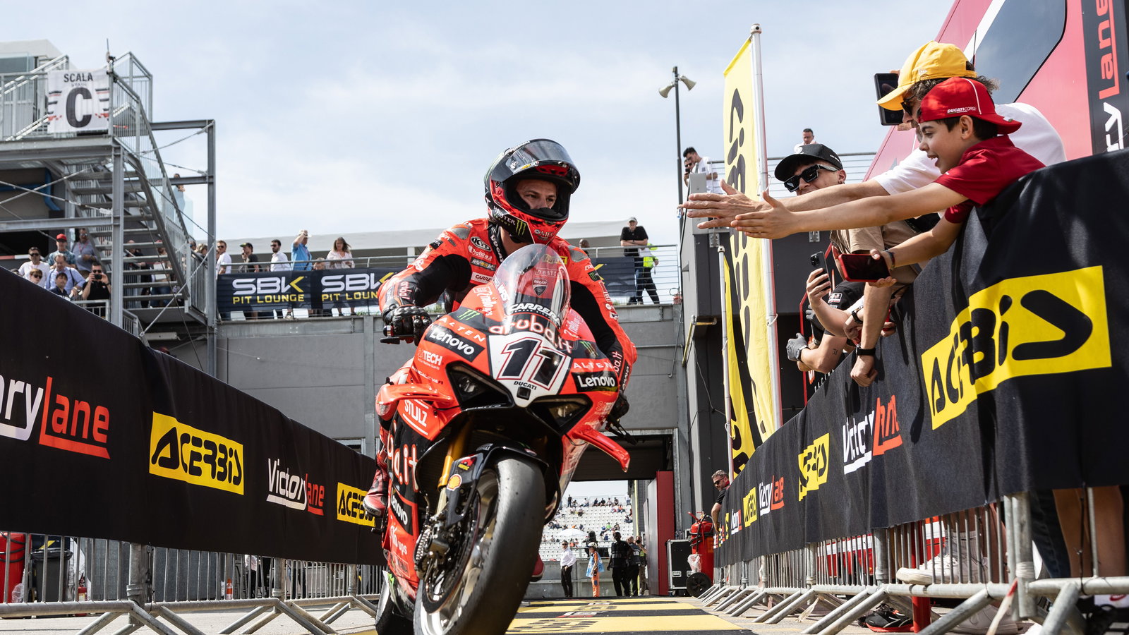 Nicolo Bulega, 2025 Italian WorldSBK. Credit: Gold and Goose.