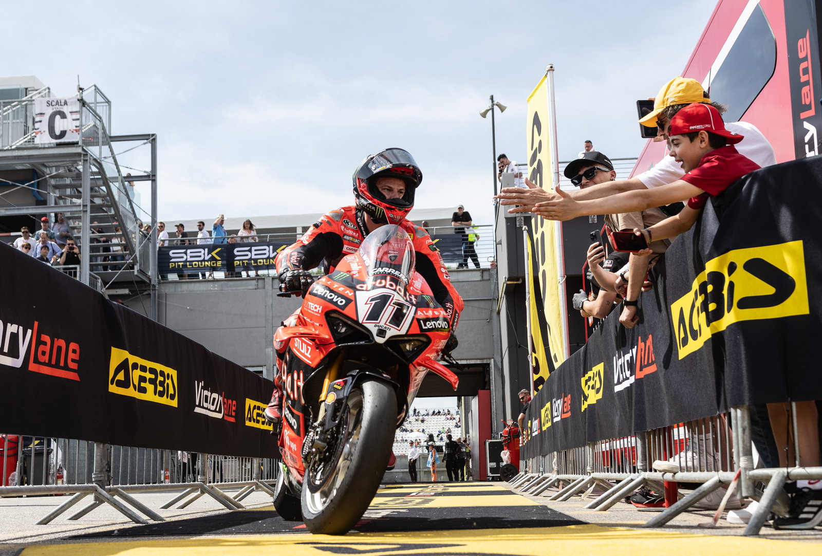 Nicolo Bulega, 2025 Italian WorldSBK. Credit: Gold and Goose.